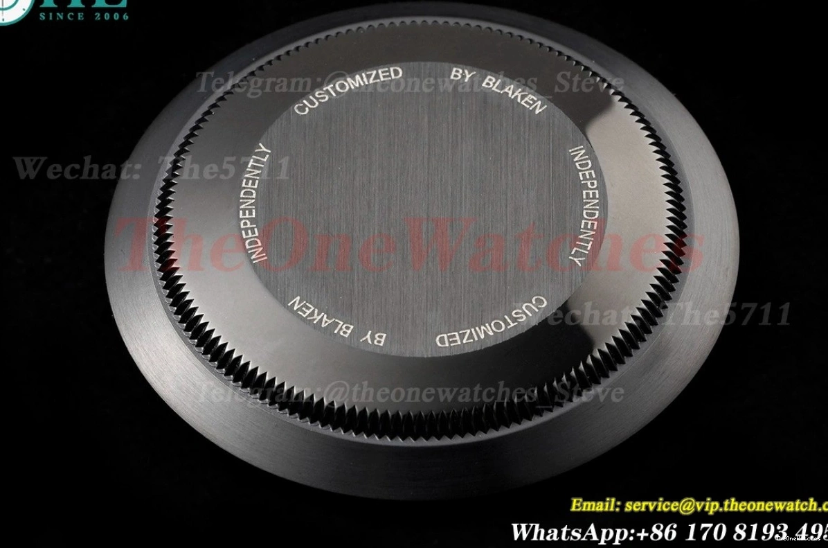 VS3135 SS DLC Green Blaken V6F Dot 40mm Submariner 0407